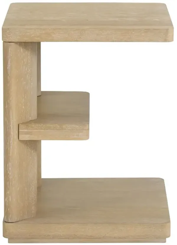 Pacific Grove Sandstone Brown Side Table