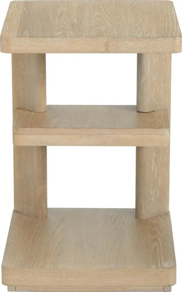 Pacific Grove Sandstone Brown Chairside Table