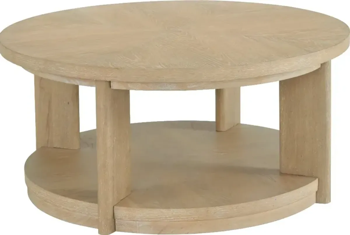 Pacific Grove Sandstone Brown Coffee Table