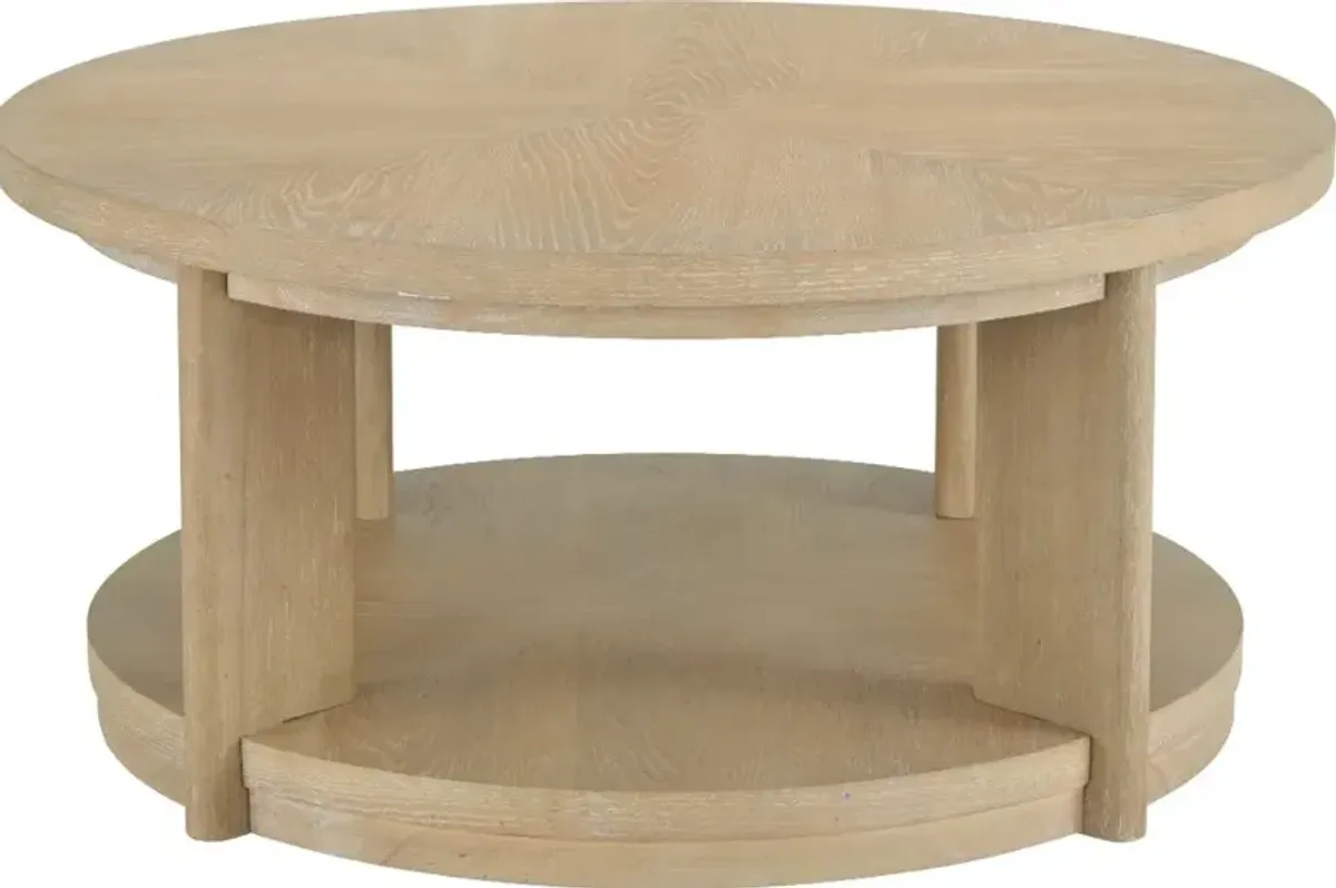 Pacific Grove Sandstone Brown Coffee Table