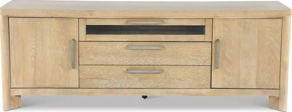 Pacific Grove 78" Sandstone Brown TV Stand