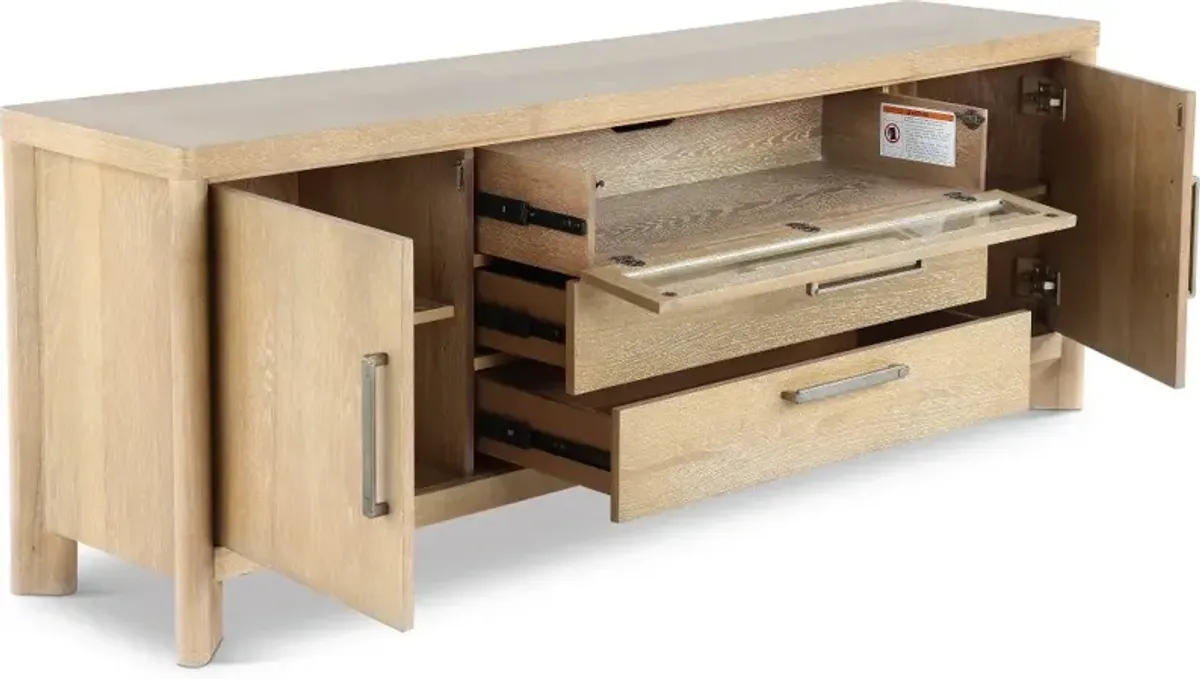 Pacific Grove 78" Sandstone Brown TV Stand