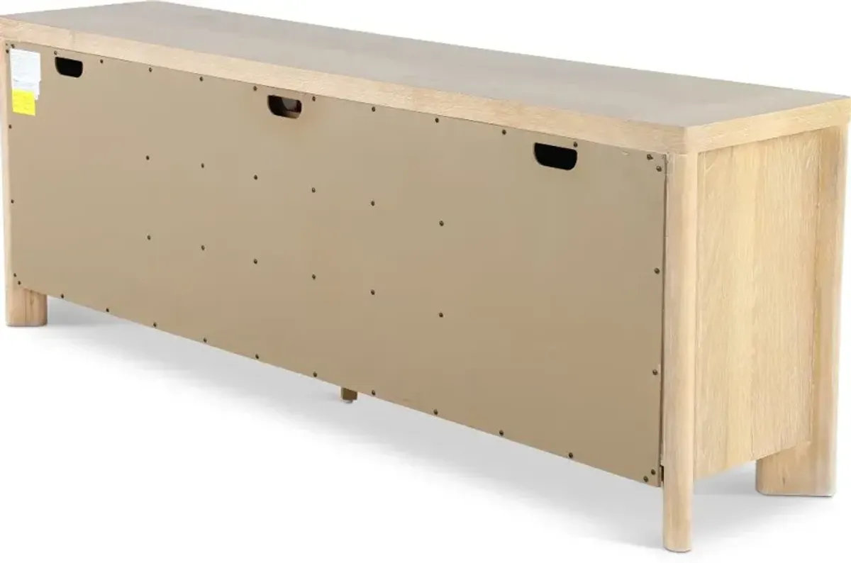 Pacific Grove 78" Sandstone Brown TV Stand