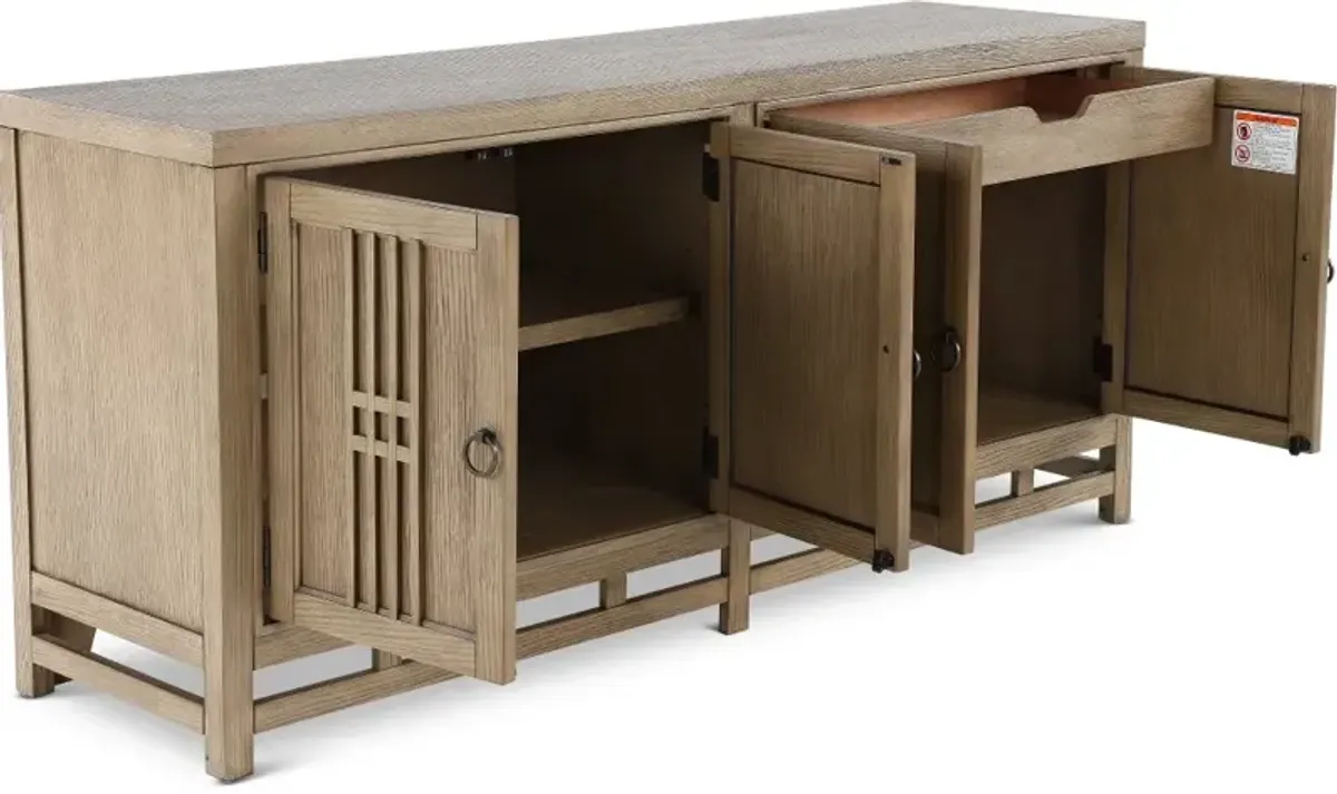 Fusion Natural 70" TV Stand