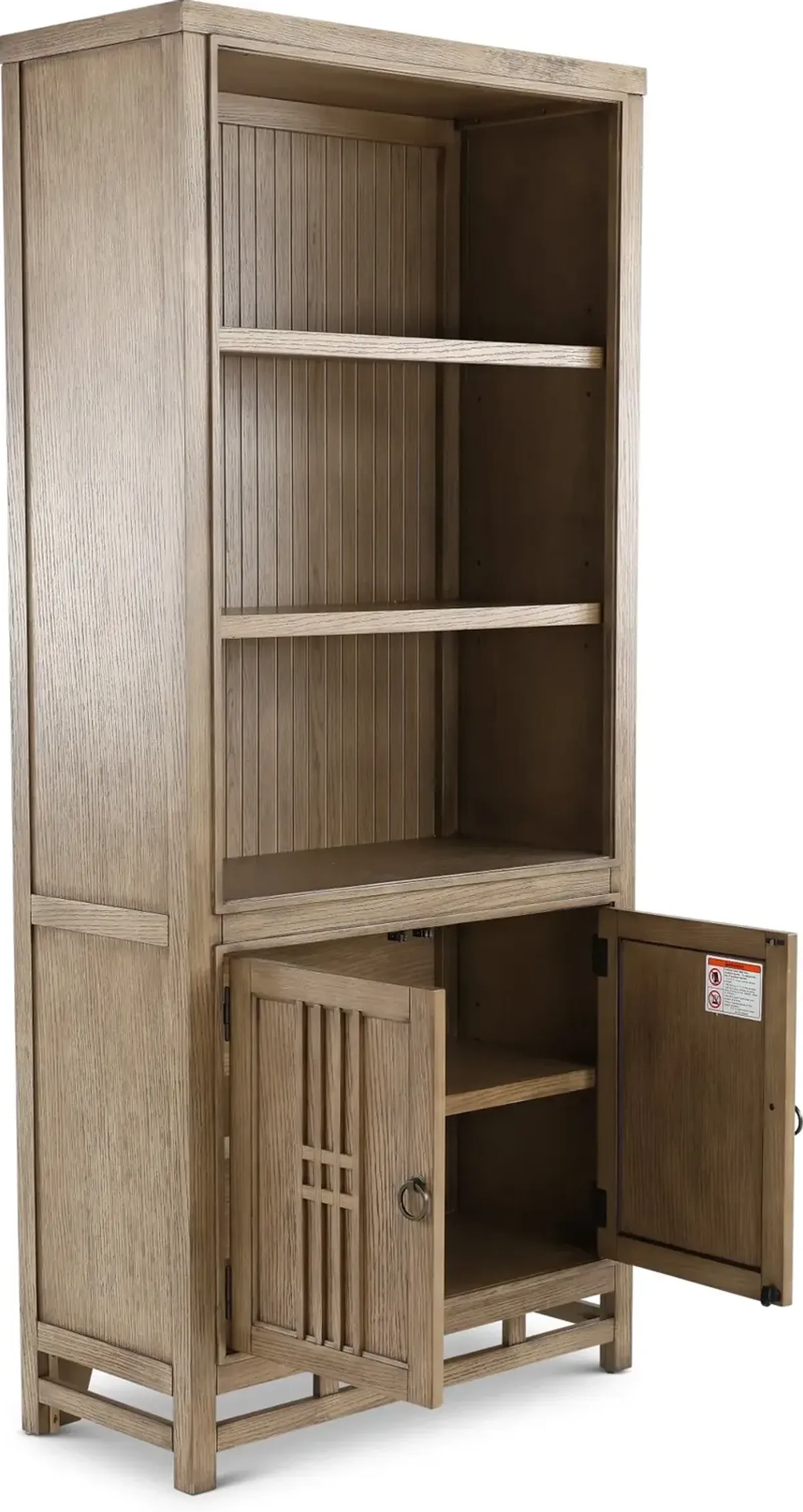 Fusion Gray Bookcase Pier