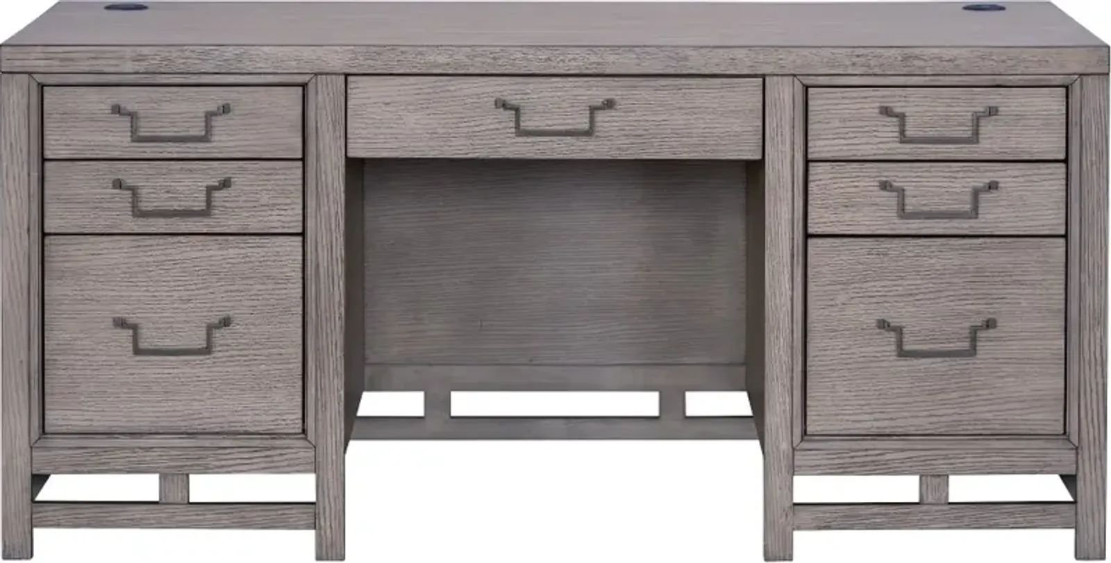 Fusion Gray Executive Desk