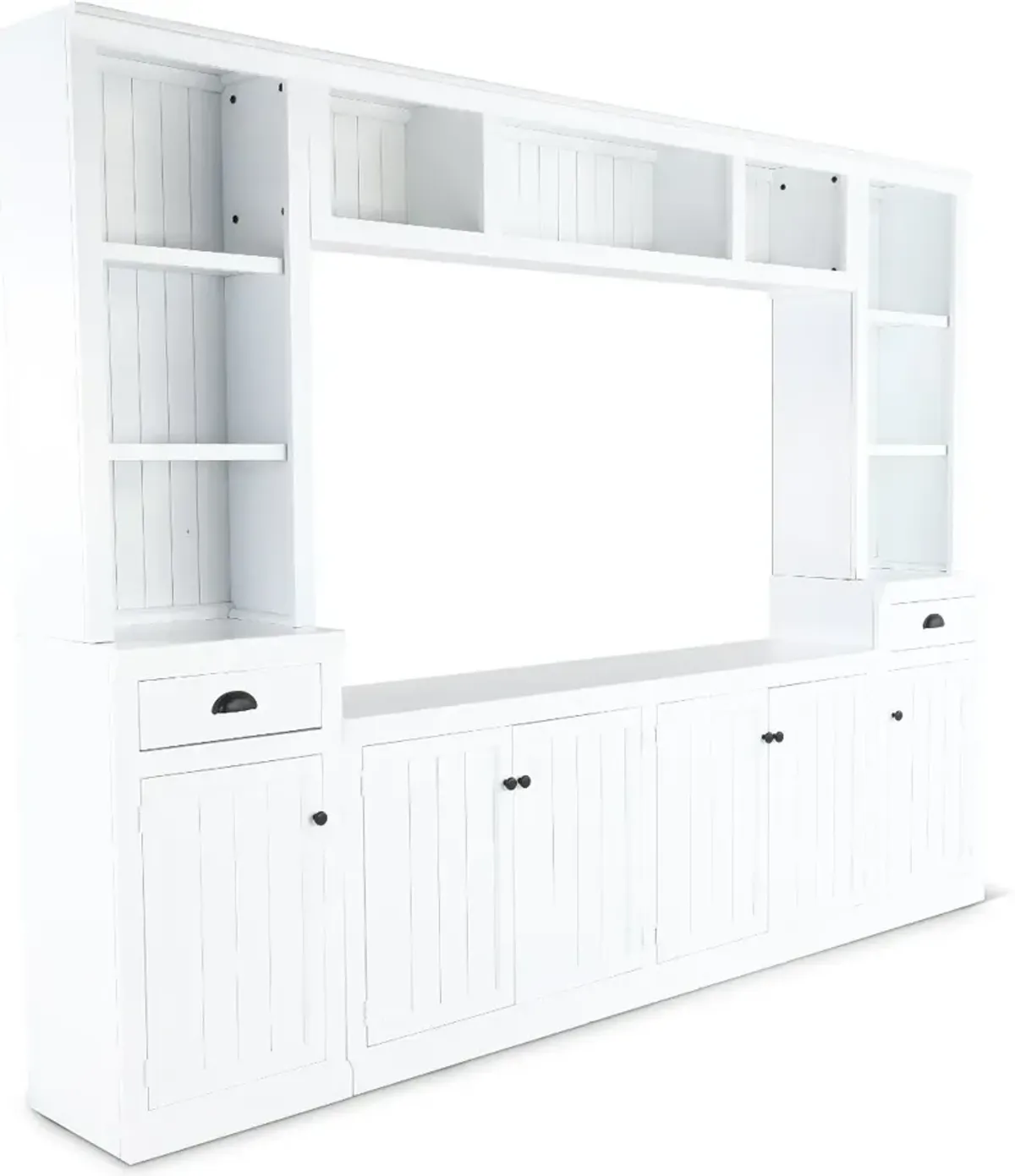 Riley White Entertainment Wall