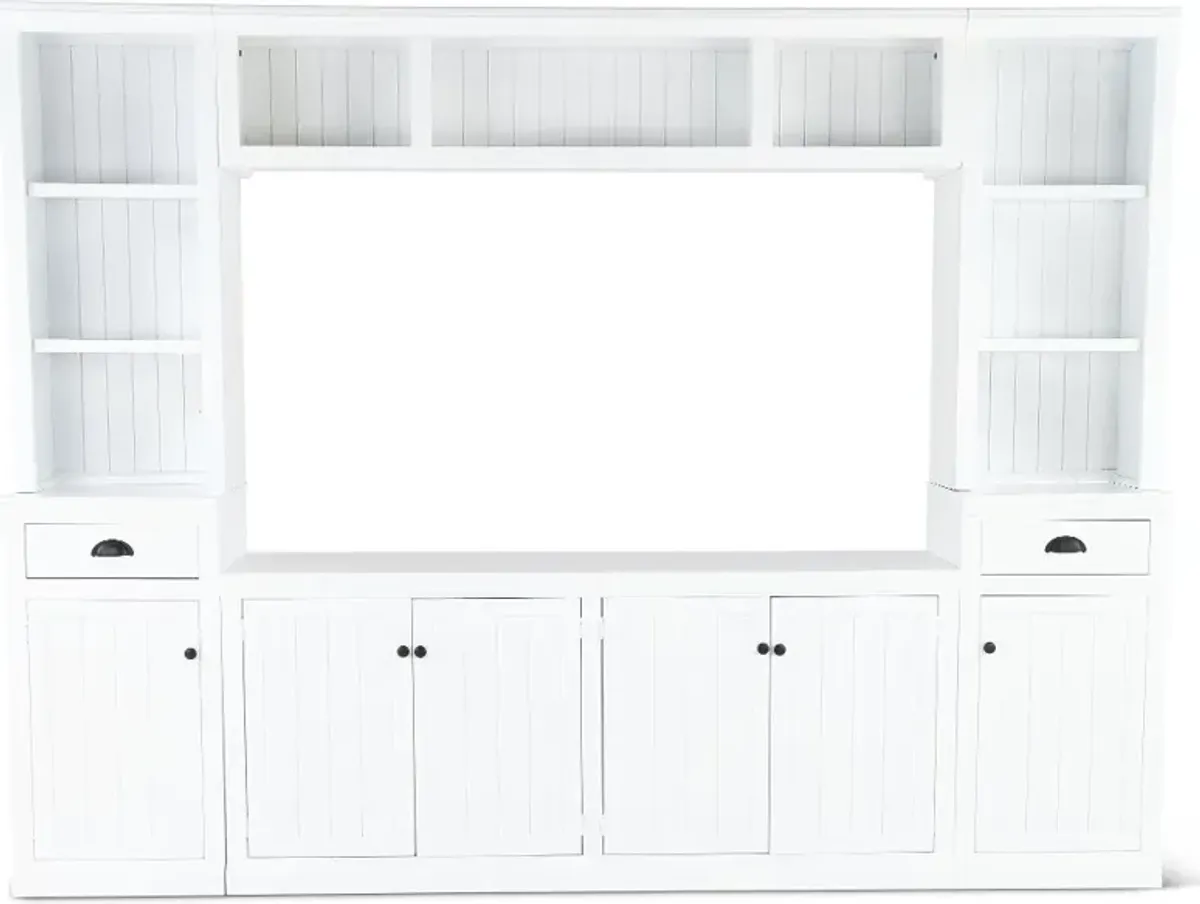 Riley White Entertainment Wall