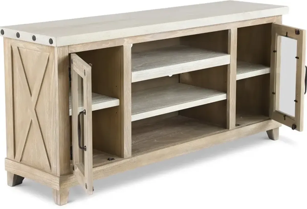 Rivan Natural 64" TV Stand