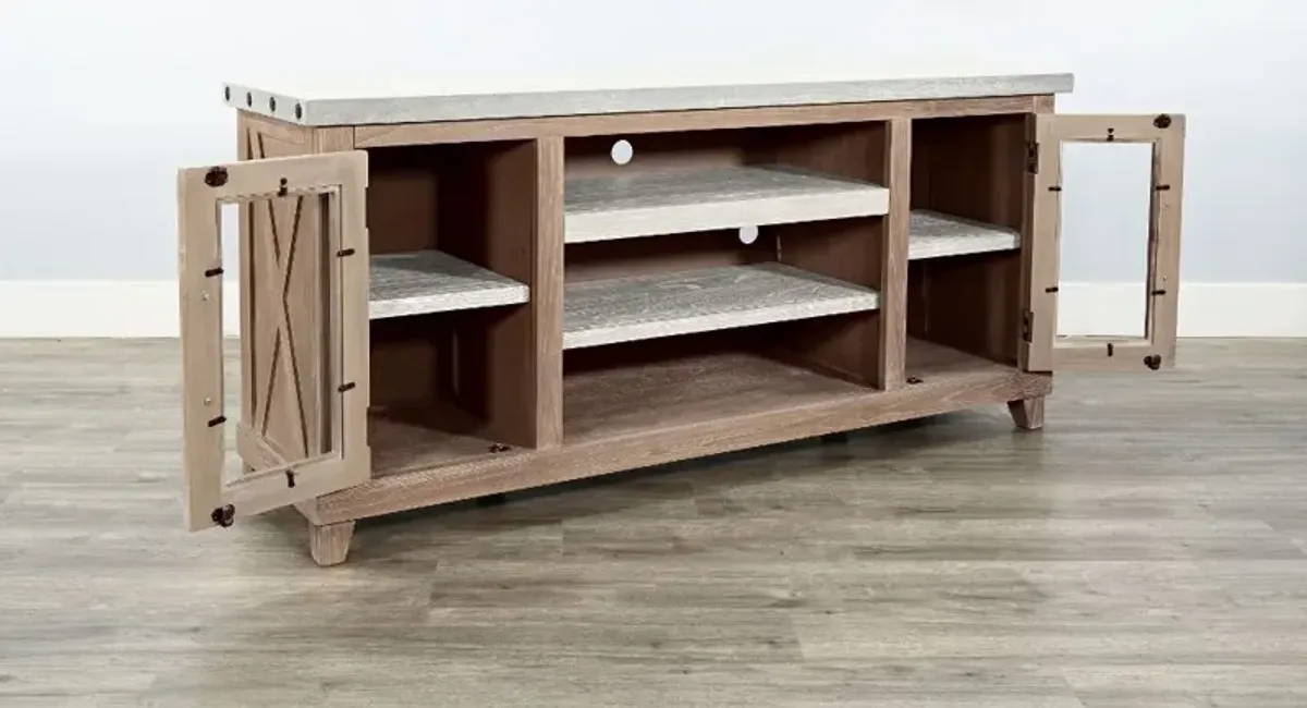 Rivan Natural 64" TV Stand