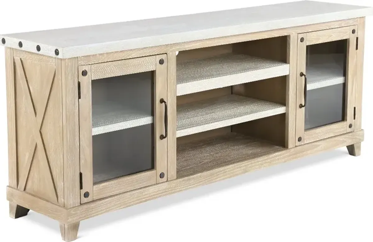 Rivan Natural 74" TV Stand