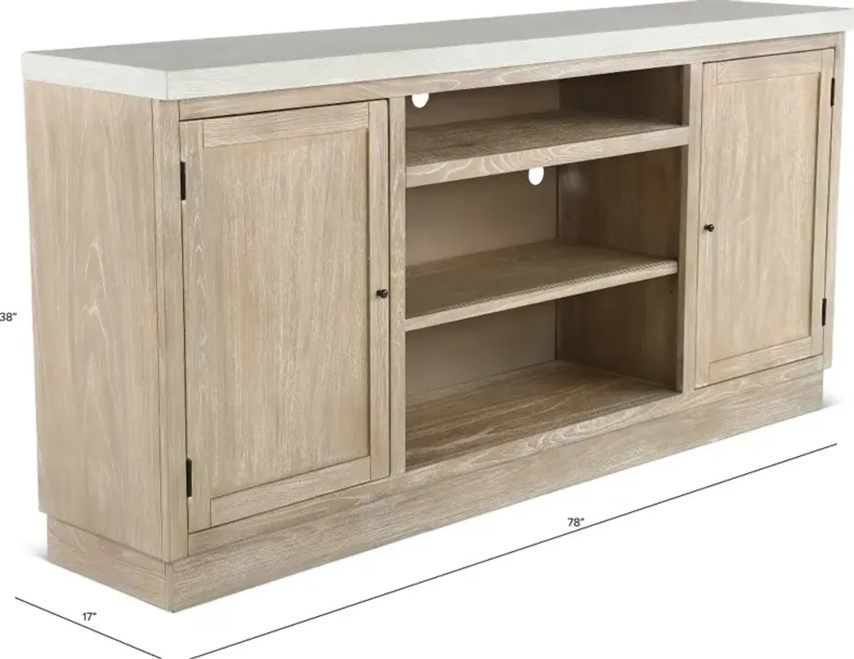 Rowan Brown 78" TV Stand