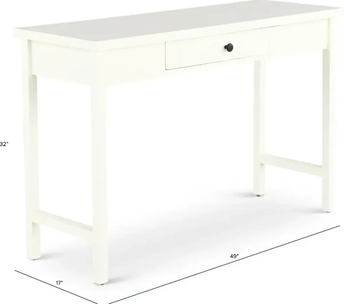 Elliott White Writing Desk