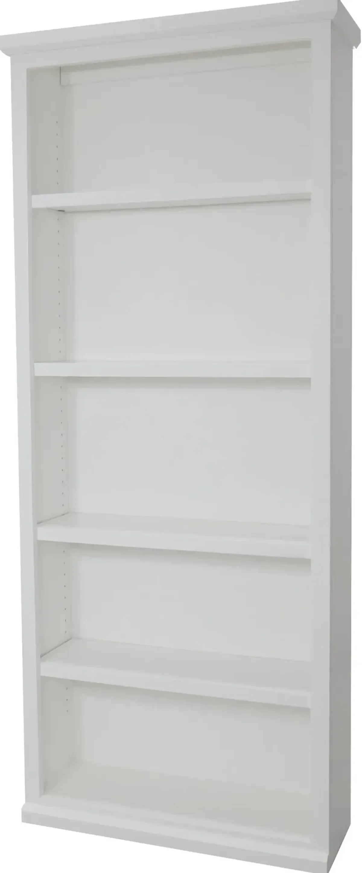 Elliott White 4-Shelf Bookcase