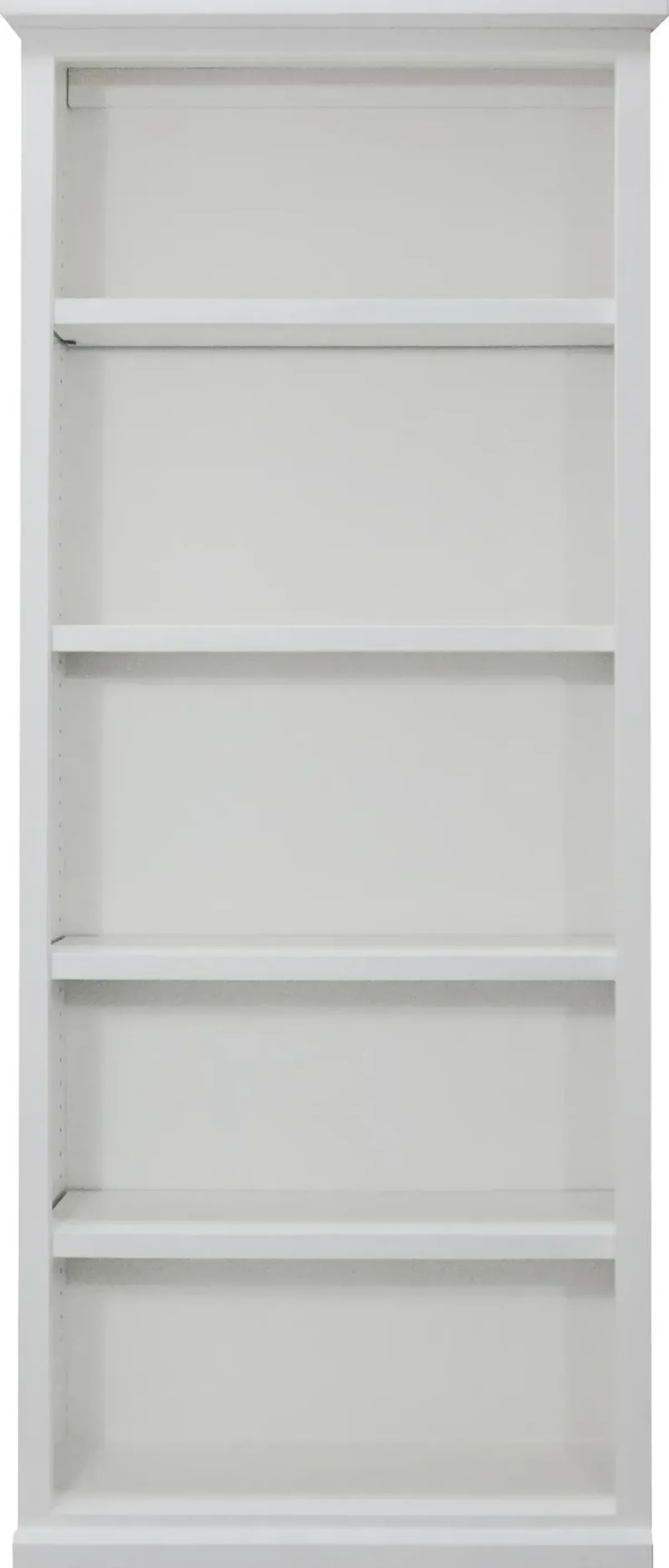 Elliott White 4-Shelf Bookcase