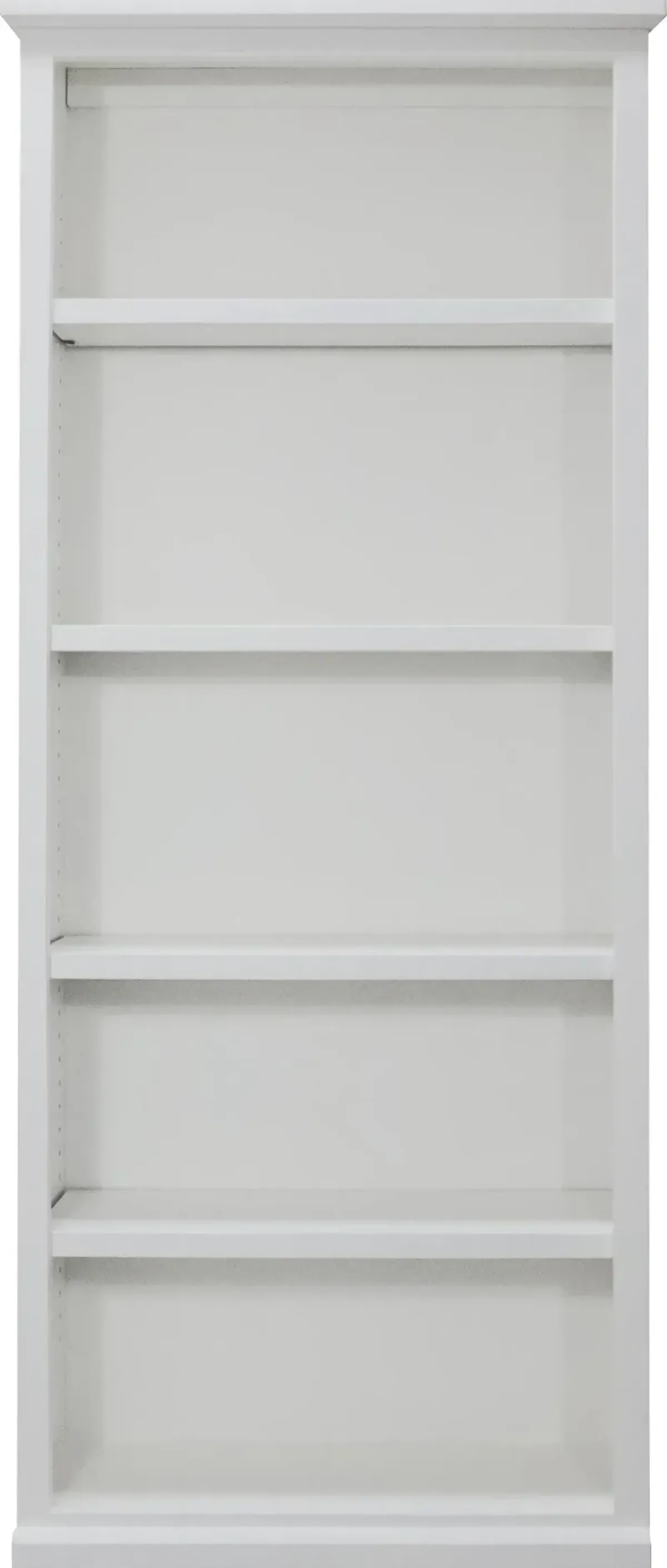 Elliott White 4-Shelf Bookcase