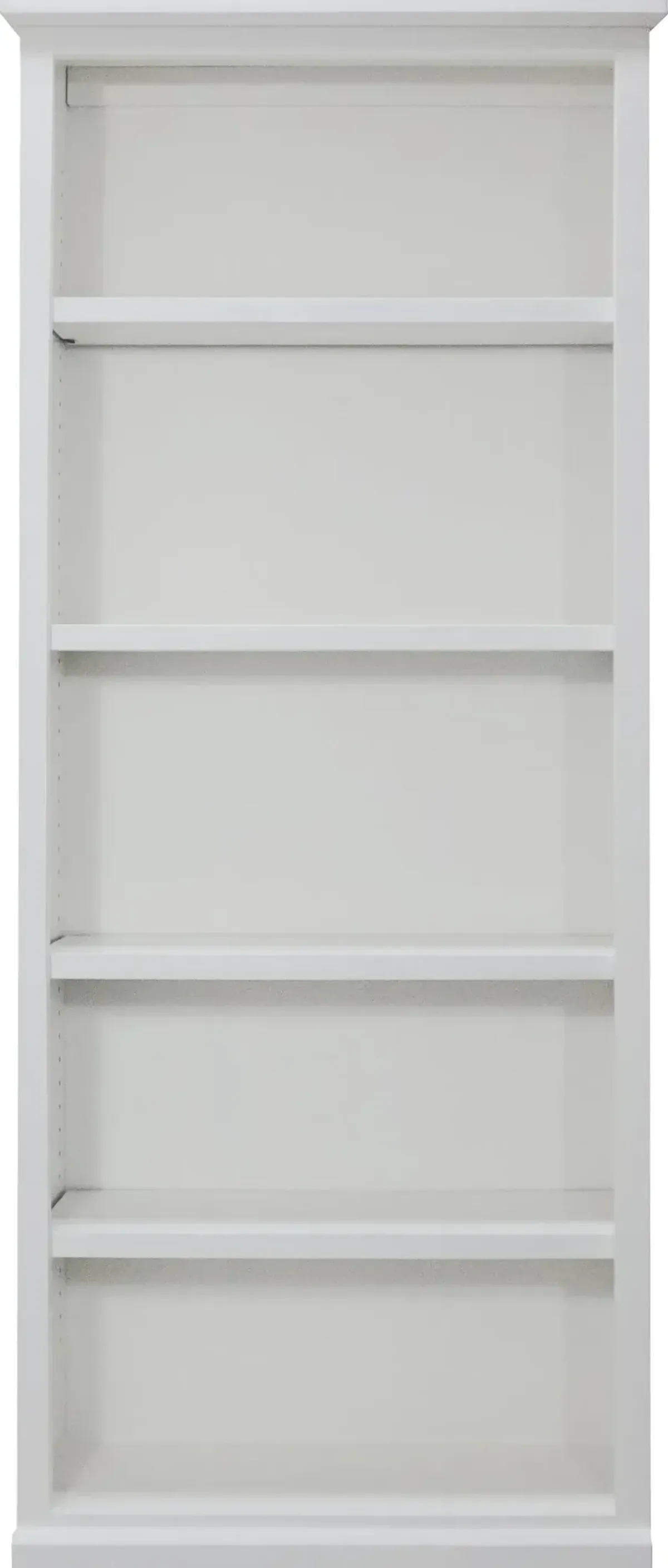 Elliott White 4-Shelf Bookcase