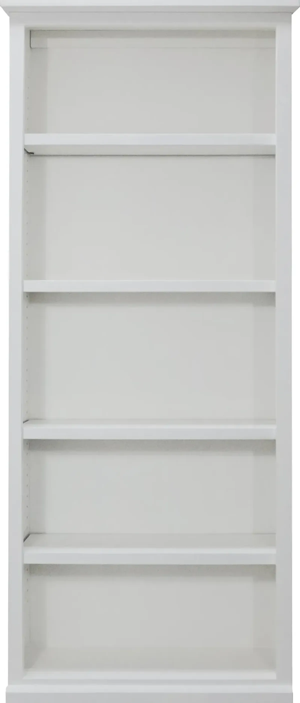 Elliott White 4-Shelf Bookcase