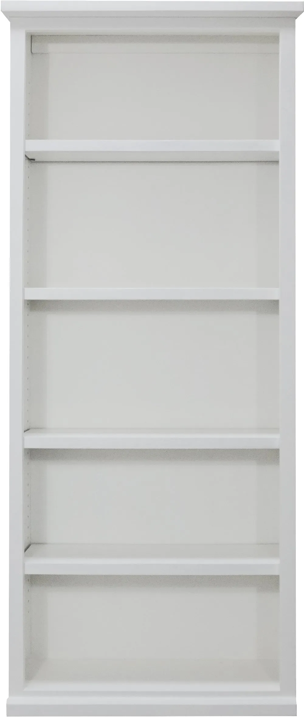 Elliott White 4-Shelf Bookcase