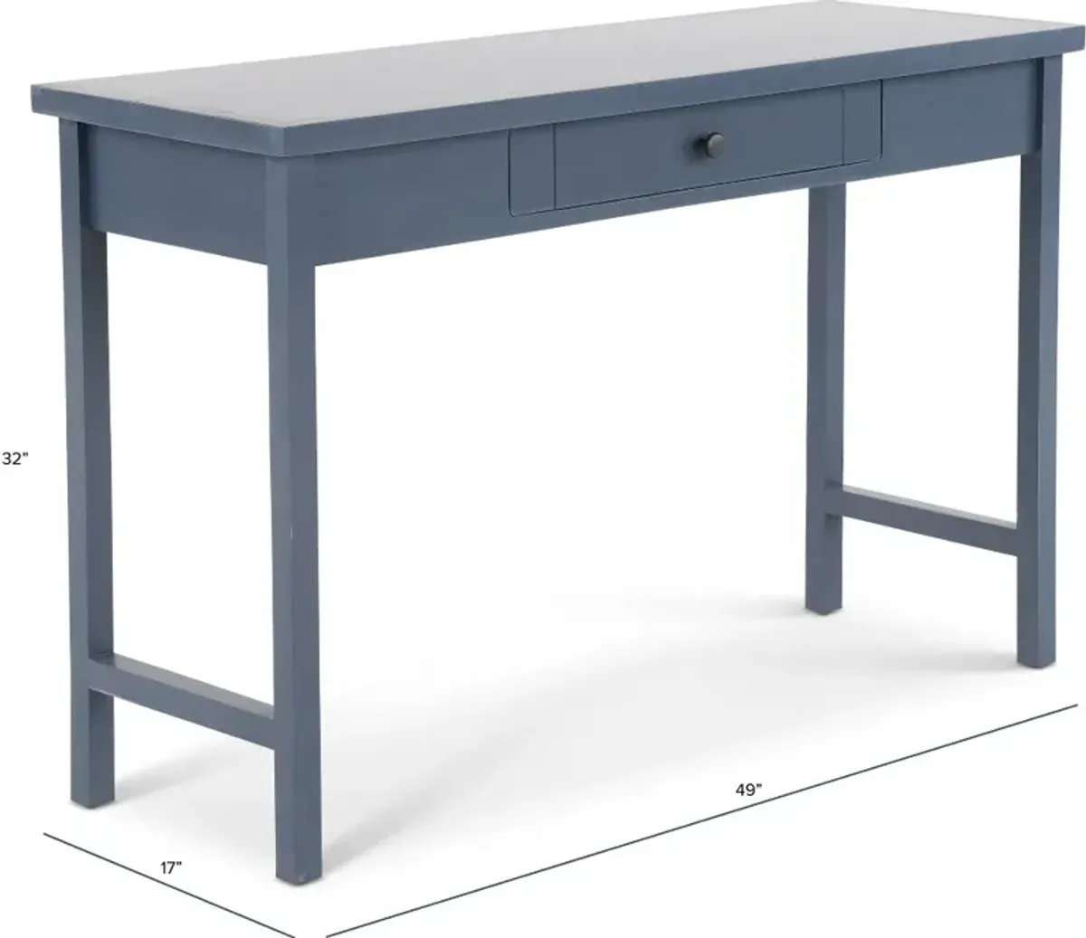 Elliott Blue Writing Desk