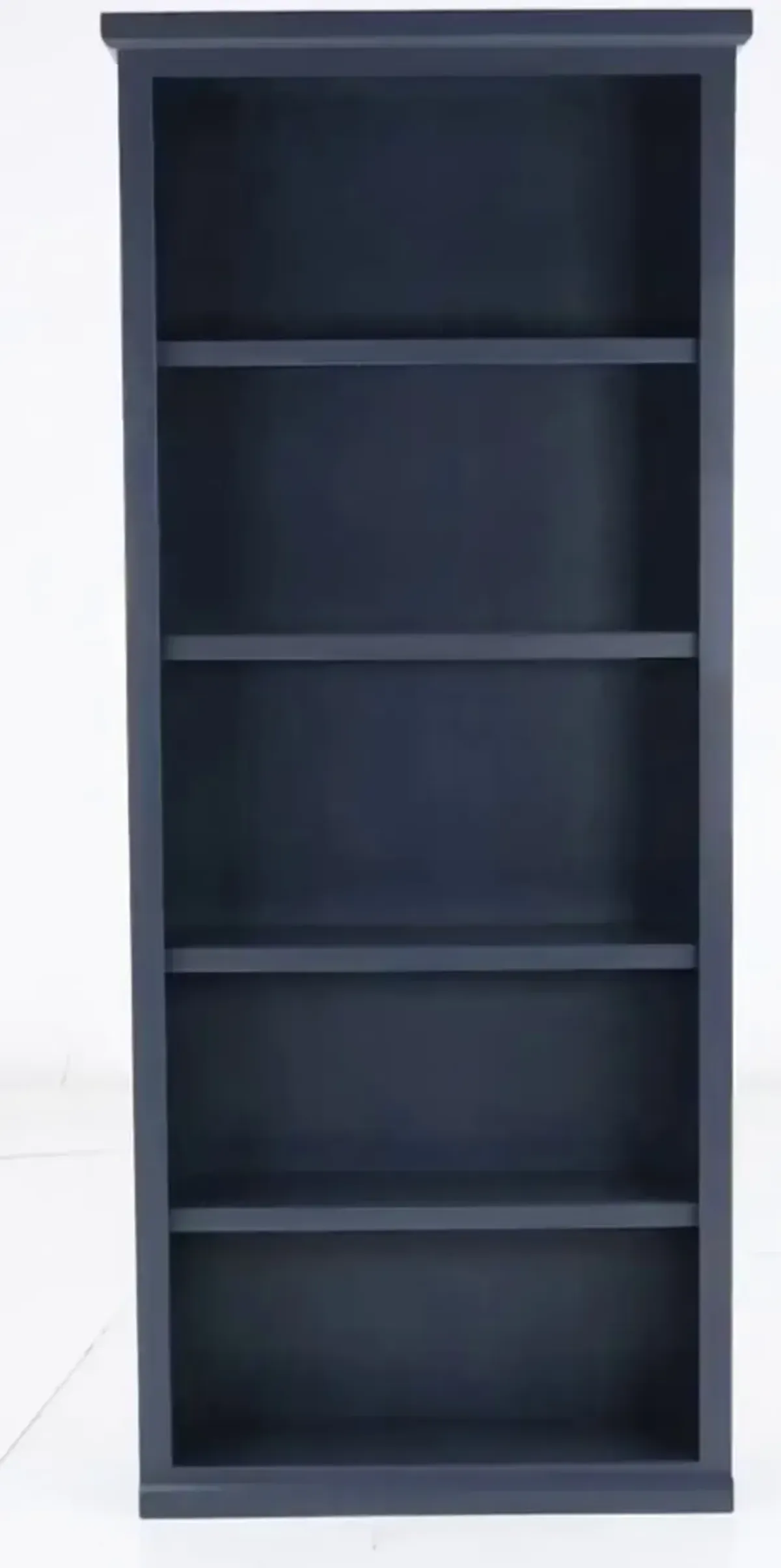 Elliott Blue 4-Shelf Bookcase