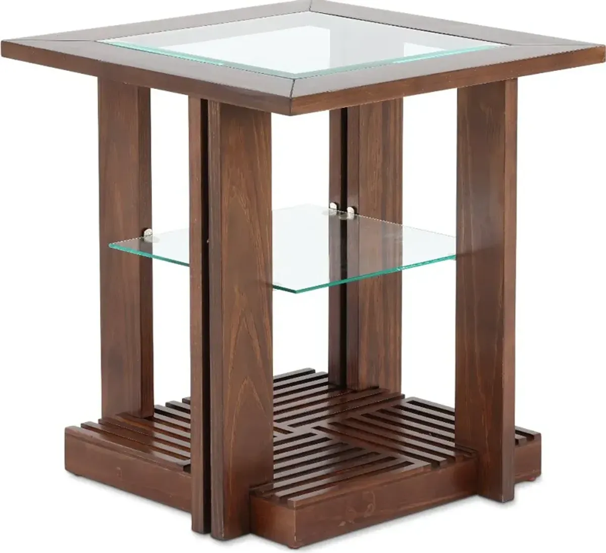 Mission Valley Brown End Table