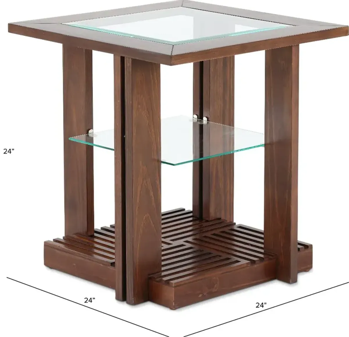 Mission Valley Brown End Table