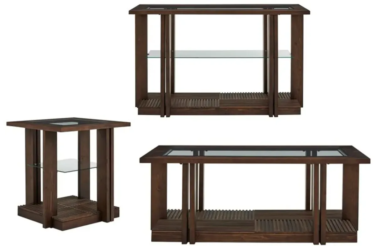 Mission Valley Brown Sofa Table