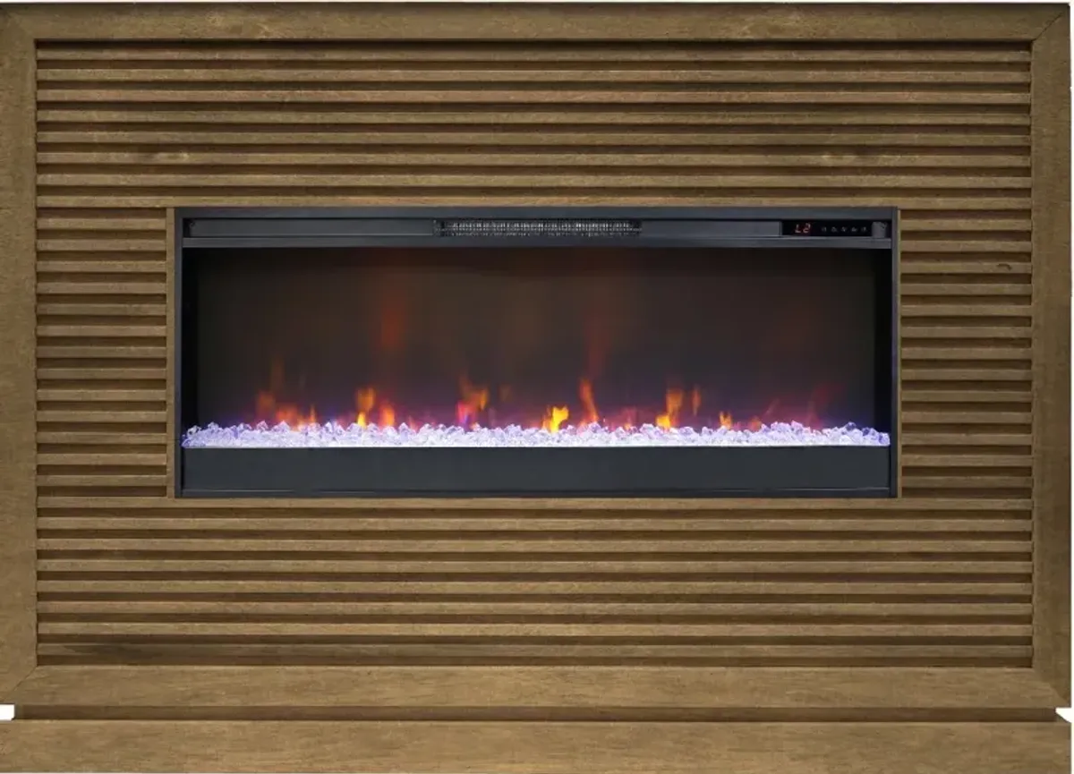 Riviera Brown Fireplace Mantel