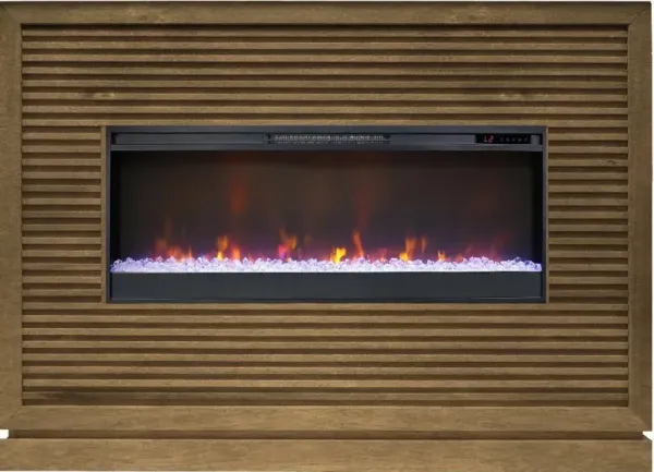 Riviera Brown Fireplace Mantel