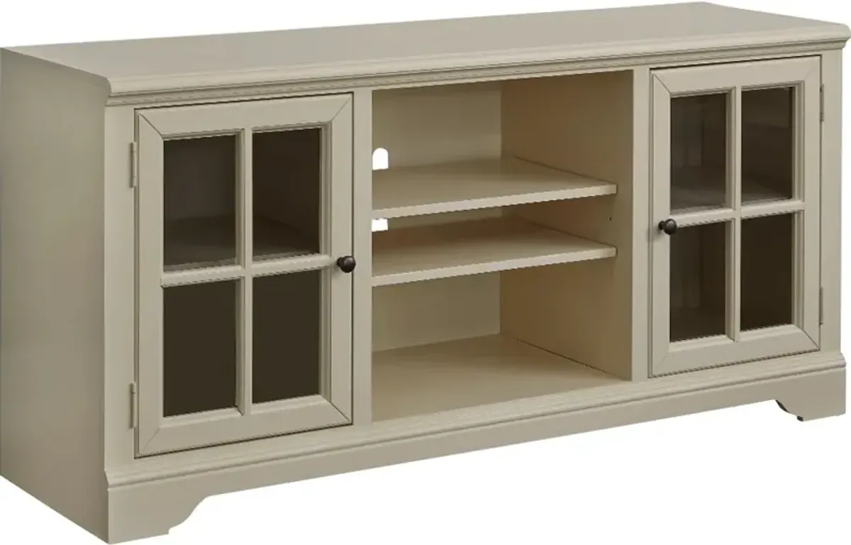 Charleston Bone 66" TV Stand