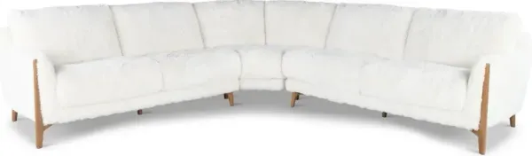 Yeti White 3 Piece Sectional