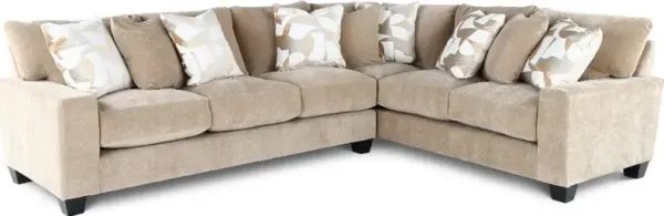 Valderrama Khaki 2 Piece Sectional