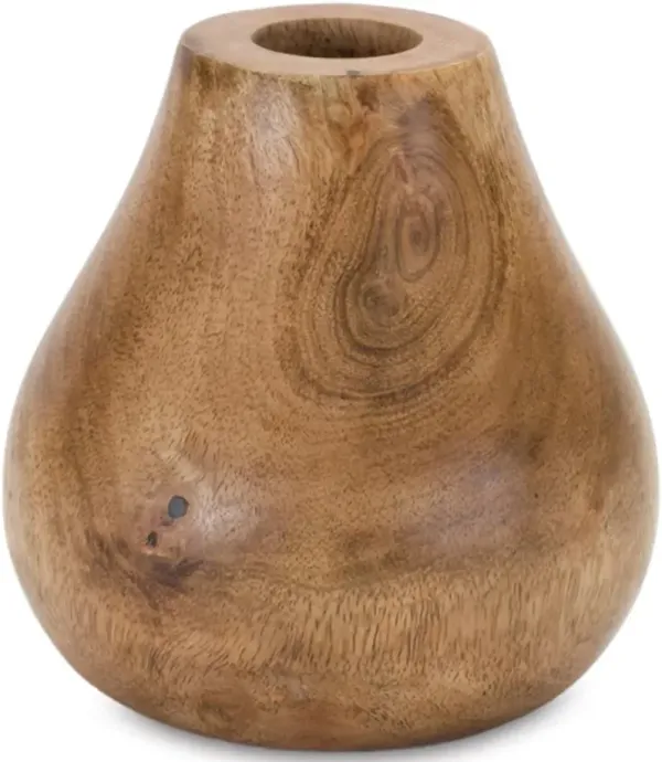 Assorted 5" Wood Vases