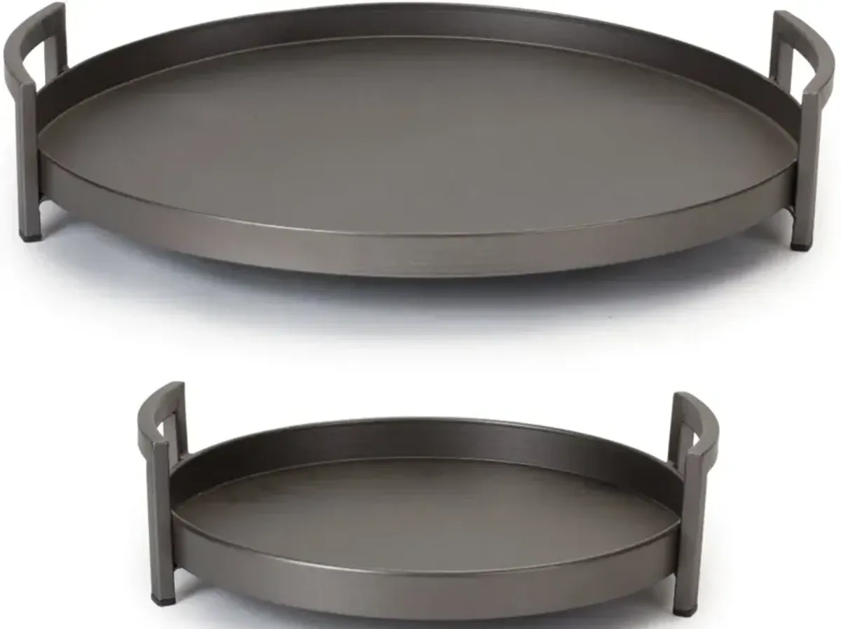Small Round Iron Tray