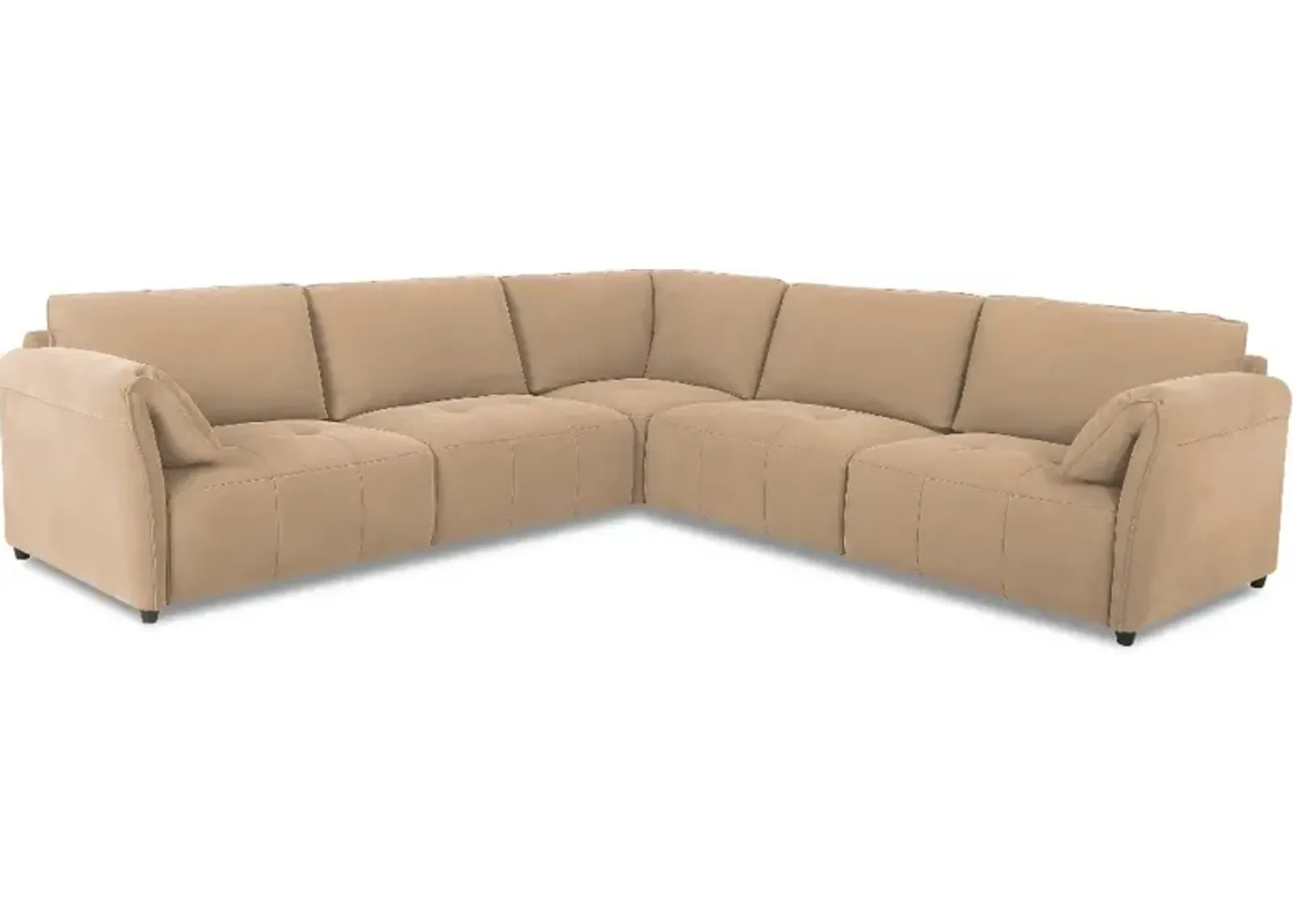 Willow Taupe 5 Piece Sectional