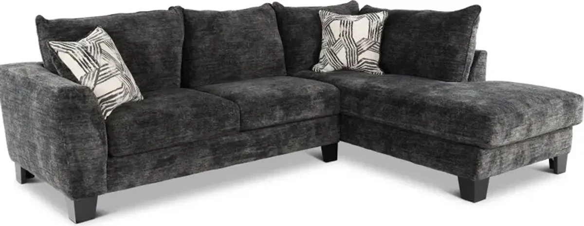 Fandango Gray 2 Piece Sectional