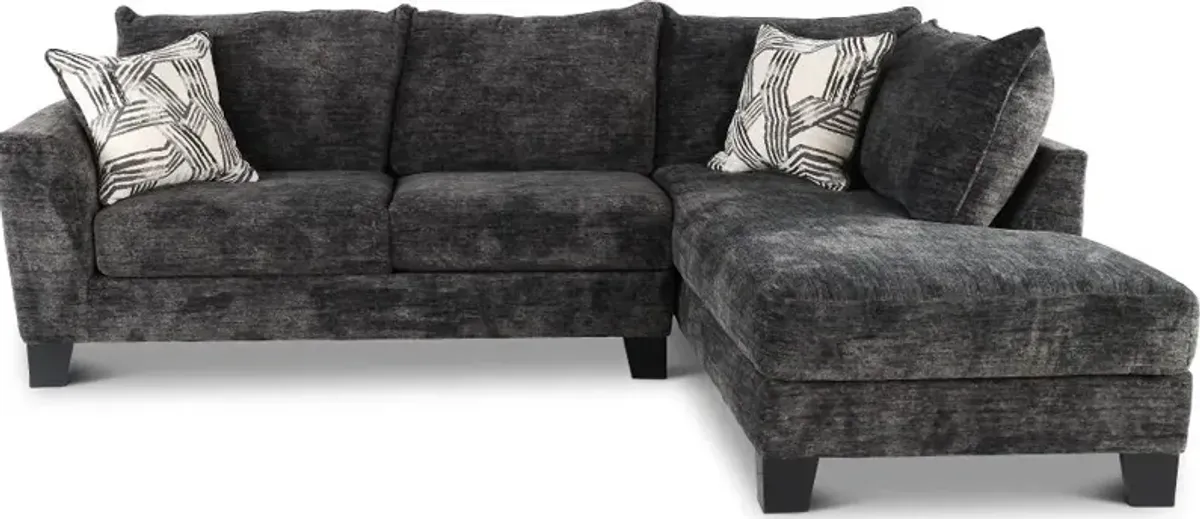 Fandango Gray 2 Piece Sectional