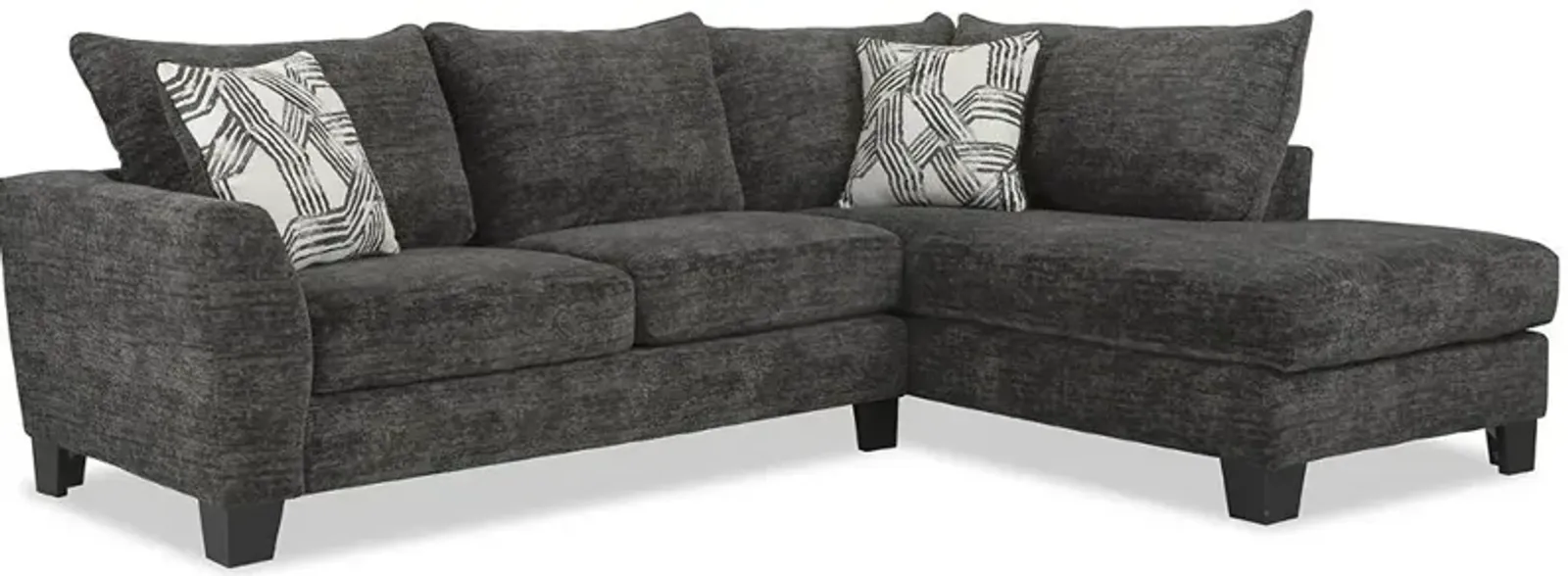 Fandango Gray 2 Piece Sectional