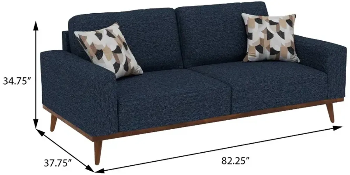 Heath Navy Blue Sofa