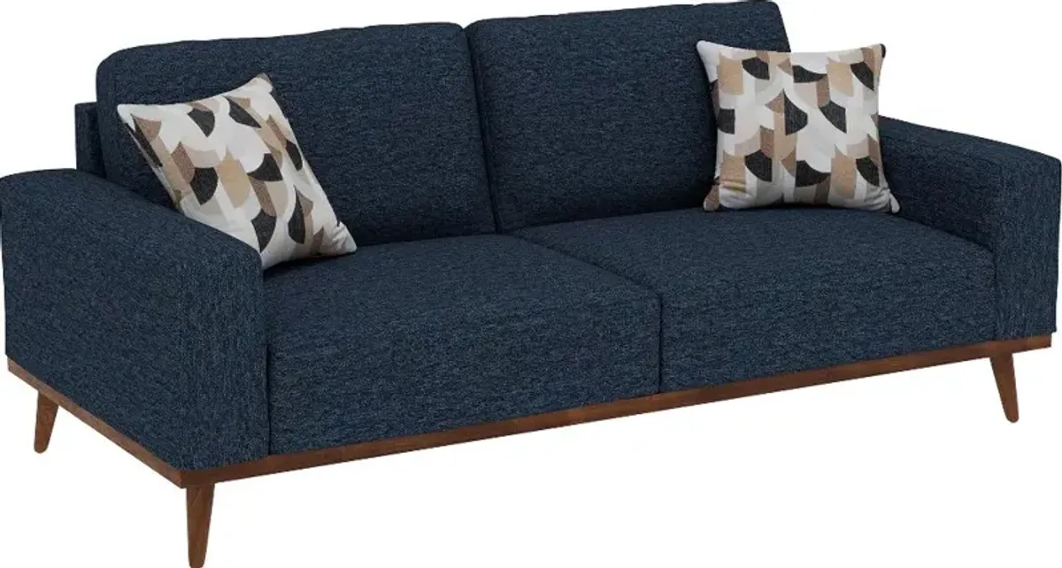 Heath Navy Blue Sofa