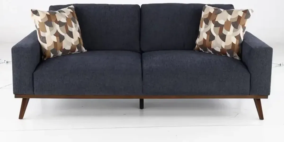 Heath Navy Blue Sofa