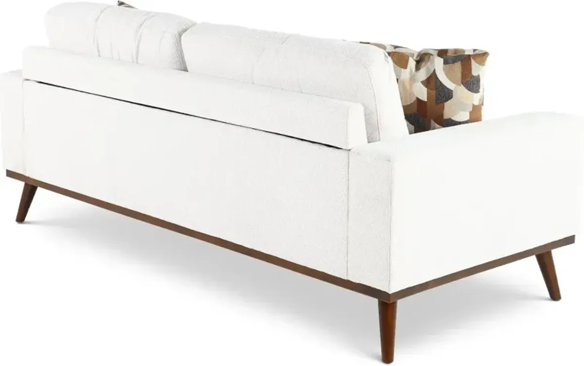 Heath White Sofa