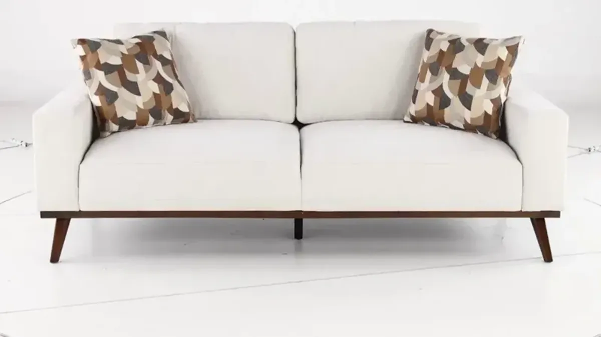 Heath White Sofa