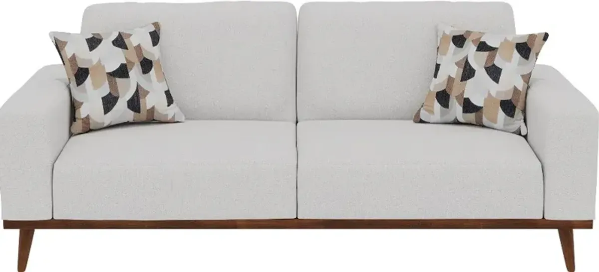 Heath White Sofa