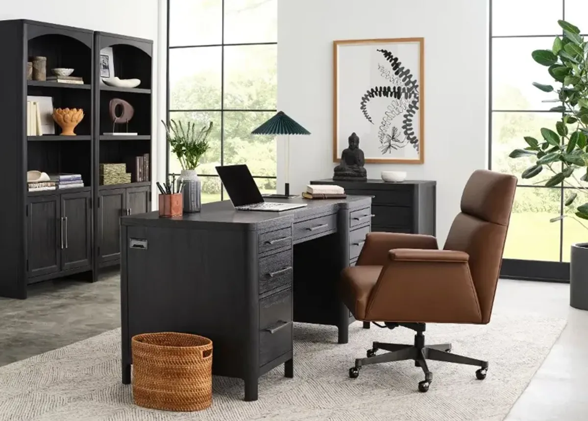 Sloane Black Executive Desk