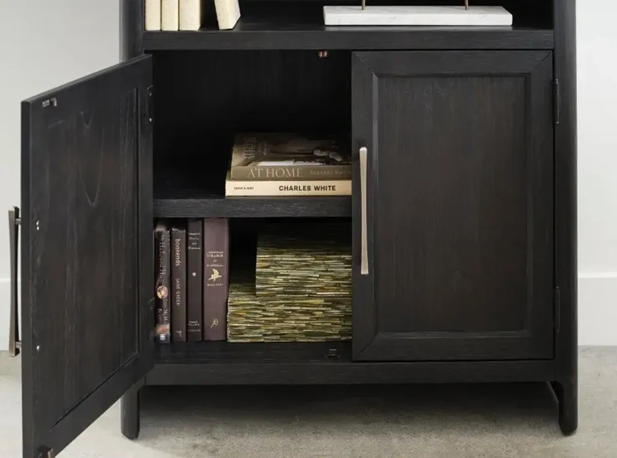 Sloane Black Door Bookcase