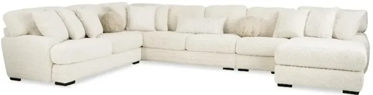 Hendrix Ivory 4 Piece Sectional
