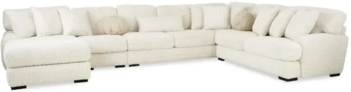 Hendrix Ivory 4 Piece Sectional
