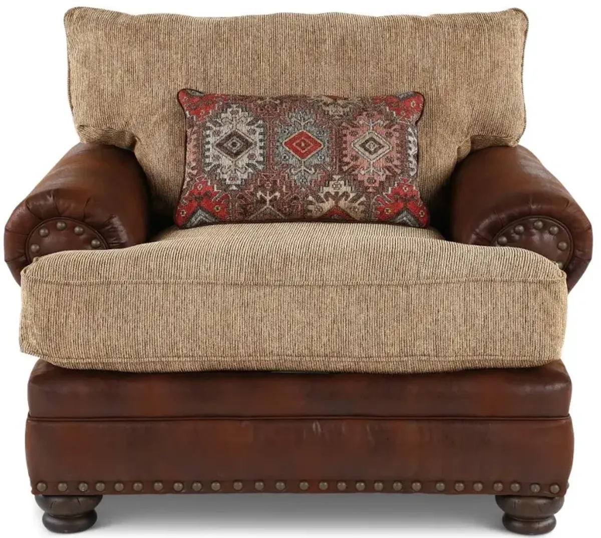Laramie Two-Tone Brown Chair